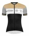 Force ANNIVERSARY LADY černo-zlatý dámský cyklistický dres