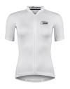Force PURE LADY bílý dámský cyklodres - kr. rukáv