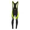 Force F58 černé-fluo cyklokalhoty se šráky a vložkou