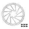 Force Kotouč brzdový Force-2 180 mm, 6 děr, stříbrný