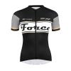 Force RETRO UNI černo-zlatý dres - kr. rukáv