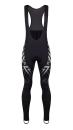 Force SPIKE černo-bílé cyklokalhoty se šráky a vložkou kalhoty