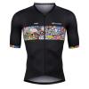 Force VIVID černý cyklistický dres - kr. rukáv POUZE S (VÝPRODEJ)