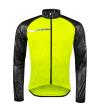 Force WINDPRO fluo-černá neprofuk cyklistická bunda POUZE 3XL (VÝPRODEJ)
