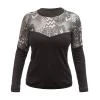 Fresh Trash FT WOMEN[39]S ESCAPE MERINO LONG SLEEVE TEE BLACK/ZEBRA dámské tričko