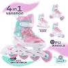 FunActiv TRILO 4in1 GIRL dětské brusle