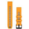 Garmin Řemínek pro fenix5/6/7/8 QuickFit 22 silikonový, Spark Orange / Graphite Garmin Řemínek pro fenix5/6/7/8 QuickFit 22 silikonový, Spark Orange / Graphite