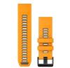 Garmin Řemínek QuickFit 26, silikonový, Spark Orange/Graphite Garmin Řemínek QuickFit 26, silikonový, Spark Orange/Graphite
