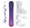 Gravity Sirene White 24/25 snowboard + Raven Fastec FT360 white vázání + Raven Pearl white boty Gravity Sirene White 24/25 snowboard + Raven Fastec FT360 white vázání + Raven Pearl white boty