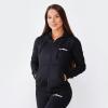 GymBeam Dámská mikina Zipper Hoodie Black POUZE XL (VÝPRODEJ)