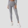GymBeam Dámské legíny Ribbed FLO Grey