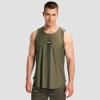 GymBeam Men‘s Combat Tank Top Olive Grey