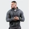 GymBeam Mikina Zipper Hoodie Grey Black POUZE XXL - šedá (VÝPRODEJ)