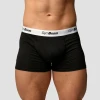 GymBeam Pánské boxerky Essentials 3Pack Black POUZE XXL (VÝPRODEJ)