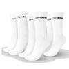 GymBeam Ponožky 3/4 Socks 3Pack White POUZE S (VÝPRODEJ)