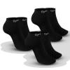 GymBeam Ponožky Ankle Socks 3Pack Black POUZE XL (VÝPRODEJ)