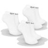 GymBeam Ponožky Ankle Socks 3Pack White POUZE M (VÝPRODEJ)