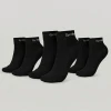 GymBeam Ponožky Quarter 3Pack Black