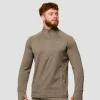 GymBeam Pulse 1/2 Zip Running Sweatshirt Vetiver GymBeam Pulse 1/2 Zip Running Sweatshirt Vetiver