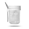 GymBeam Snídaňová sklenice White 350 ml