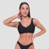 GymBeam Black dámský sportovní horní díl plavek GymBeam Black dámský sportovní horní díl plavek