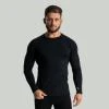 GymBeam MERINO I Black pánské tričko s dlouhým rukávem GymBeam MERINO I Black pánské tričko s dlouhým rukávem