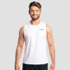 GymBeam Mesh Base White pánské tílko
