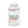 GymBeam Vitamín C + Zinek + extrakt ze zázvoru, tablety na cucání 90 tab.