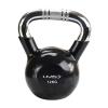 HMS Kettlebell s chromovaným úchopem KTC 12 kg černý