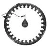 HMS Masážní hula hop HHW12 plus size se závažím černá HMS Masážní hula hop HHW12 plus size se závažím černá