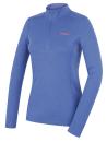 Husky Aron Zip L blue dámská merino mikina