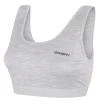 Husky Mebra L light grey merino termoprádlo podprsenka