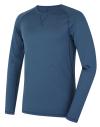 Husky Merow M blue pánské merino triko