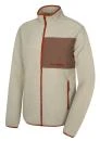 Husky Addy Zip M beige pánská fleecová mikina