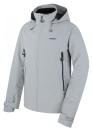 Husky Nakron M lt. grey pánská outdoor bunda + šátek Kilpi