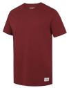 Husky Tee Base M dark bordo pánské bavlněné triko