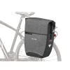 Ibera BA23 Panniers šedo-černá nosičová brašna Ibera BA23 Panniers šedo-černá nosičová brašna
