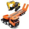 IQ models HN319 oranžový RC tahač s přívěsem a RC bagr