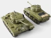 IQ models Soubojové tanky M4A3 Sherman a M26 Pershing 1:30 IQ models Soubojové tanky M4A3 Sherman a M26 Pershing 1:30