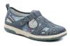 Jana 8-23671-44 denim dámské polobotky šíře H Jana 8-23671-44 denim dámské polobotky šíře H