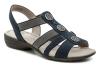 Jana 8-28165-28 navy dámské sandály šíře H