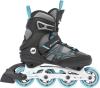 K2 Alexis 80 Alu šedo/modré dámské inline brusle