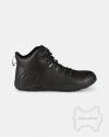 KILPI BARE LEATHER HIGH-U Černá unisex outdoorová barefoot obuv