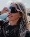 KILPI CARACO-U Světle růžové unisex sluneční brýle