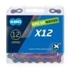 Kmc X12 Aurora Modrý Waxed BOX řetěz