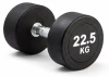Kubisport Jednoruční činka 22,5 kg oválná černá