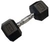 Kubisport Jednoruční šestihranná HEX činka 7,5 kg pogumovaná Kubisport Jednoruční šestihranná HEX činka 7,5 kg pogumovaná