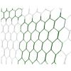 LEÓN DE ORO Football HEX M120 fotbalová síť bílá-zelená