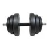 Lifefit Činka nakládací jednoruční 18 kg vinyl-cement 30mm tyč/6x kotouč Lifefit Činka nakládací jednoruční 18 kg vinyl-cement 30mm tyč/6x kotouč