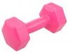 Lifefit Vinylová činka 1 x 1 kg růžová Lifefit Vinylová činka 1 x 1 kg růžová
